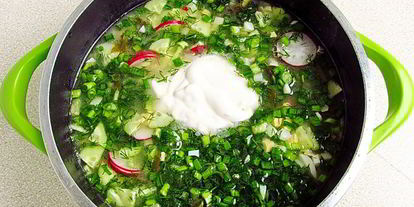 Шаг 6: холодника со щавелем