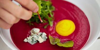 Шаг 15: холодного крема-супа из свеклы с щавелем