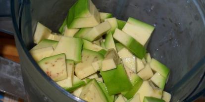 Шаг 2: холодного крема-супа с авокадо на кефире