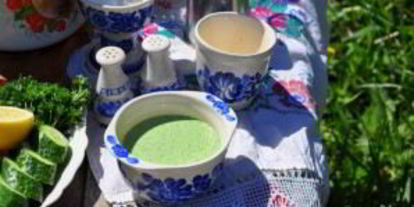 Шаг 2: холодного огуречного супа на йогурте