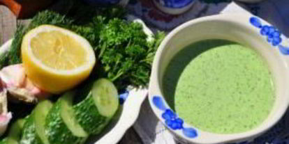 Шаг 3: холодного огуречного супа на йогурте