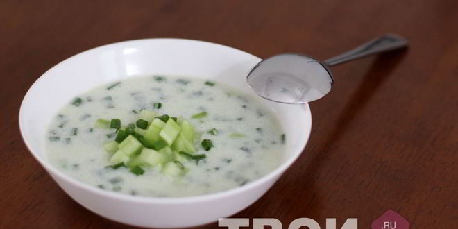 Рецепт холодного огуречного супа