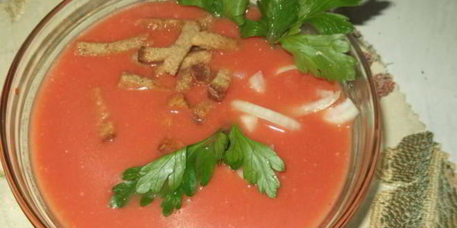 Рецепт холодного супа гаспачо