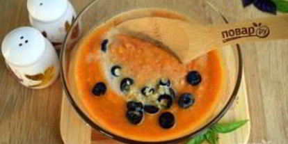 Шаг 2: холодного супа иза кабачкового икр