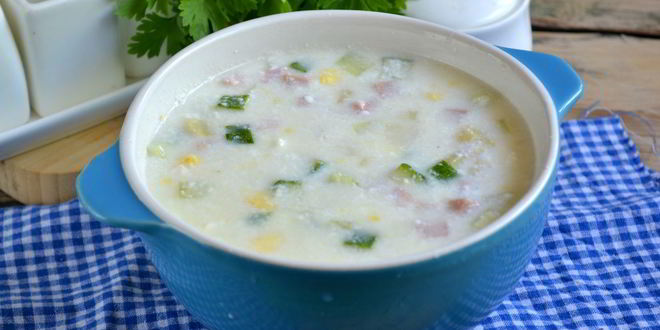 Рецепт холодного супа на кефире
