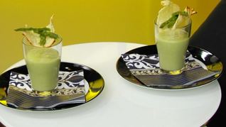 Рецепт Холодного супа-пюре из спаржи и авокадо