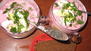 Рецепт Холодного супа в латвийскома исполнений