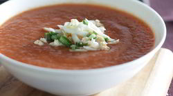 Рецепт Холодного томатного супа со сладким перцем и чили