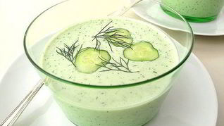 Рецепт Холодного виноградного супа по-испански