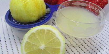 Шаг 1: клубнично-лимонного холодный суп с нежными клецками