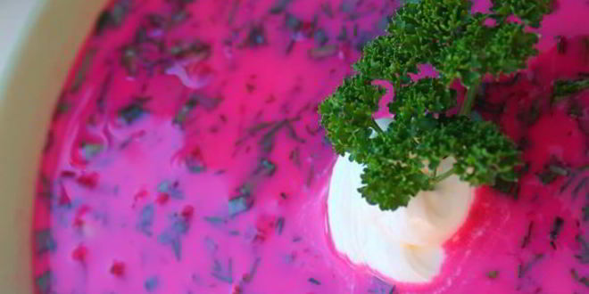 Рецепт Свекольного холодника с закваской