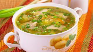 Рецепт Куриного супа с чечевицей