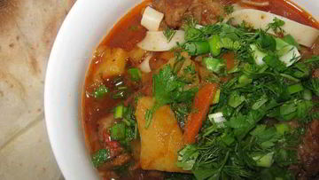 Рецепт Лагмана из баранины в мультиварке