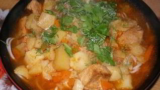 Рецепт Лагмана из курицы в мультиварке