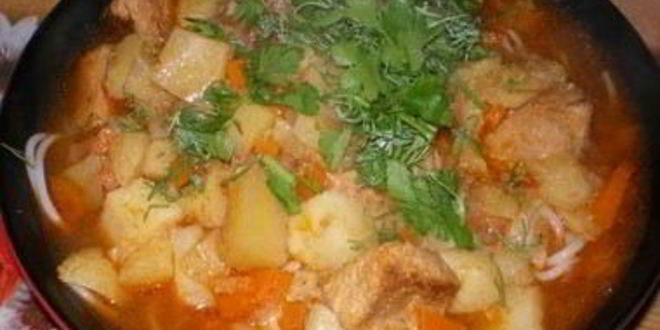 Рецепт Лагмана из курицы в мультиварке