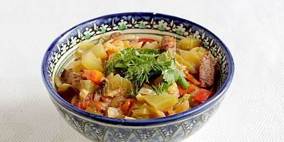 Шаг 15: лагмана по-узбекски