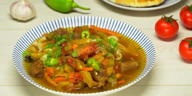 Рецепт лагмана с говядиной