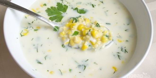 Рецепт гуджи — узбекского молочного кукурузного супа