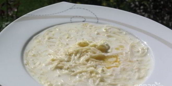 Рецепт молочного супа с лапшой