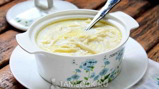 Рецепт Молочного супа с макаронами