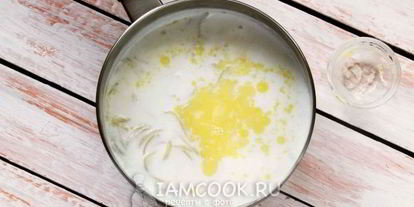 Шаг 6: молочного супа с макаронами