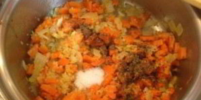 Шаг 5: морковного супа с булгуром