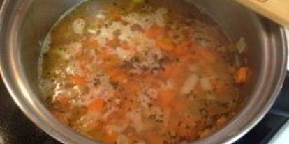 Шаг 6: морковного супа с булгуром