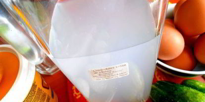 Шаг 1: деревенской окрошки на березовом соке