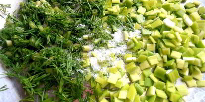 Шаг 3: деревенской окрошки на березовом соке