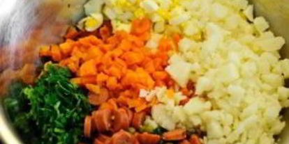 Шаг 5: окрошки классической на кефире