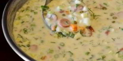 Шаг 6: окрошки классической на кефире