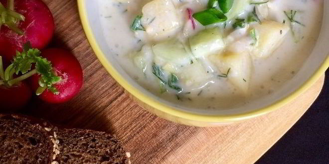 Рецепт окрошки ны айран