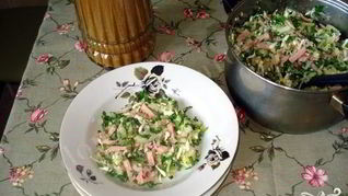 Рецепт Окрошки на березовом соке