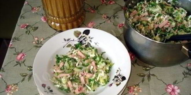 Рецепт Окрошки на березовом соке