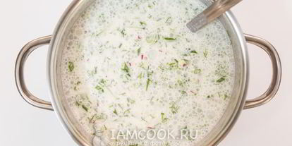 Шаг 9: окрошки на греческом йогурте