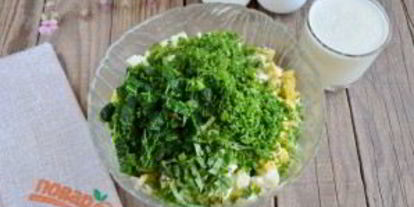 Шаг 6: окрошки на кефире с крапивой и мятой