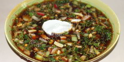 Шаг 7: окрошки на квасе с докторской колбасой