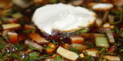 Шаг 8: окрошки на квасе с докторской колбасой