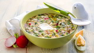 Рецепт Окрошки на квасе