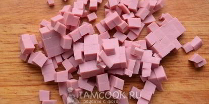 Шаг 3: окрошки на майонезе с колбасой