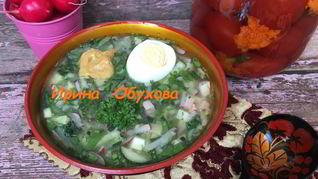 Рецепт Окрошки на рассоле