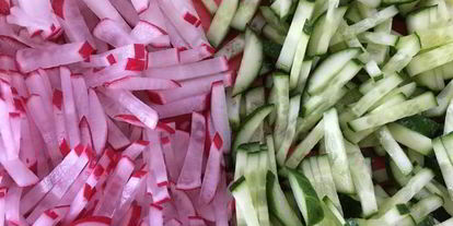 Шаг 1: окрошки на рассоле