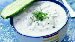 Рецепт Окрошки на сметане с грецкими орехами