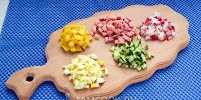 Шаг 5: окрошки на сметане