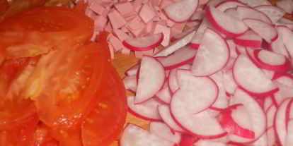 Шаг 3: окрошки на свекольном отваре