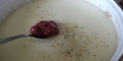 Шаг 4: окрошки на сыворотке с ветчиной