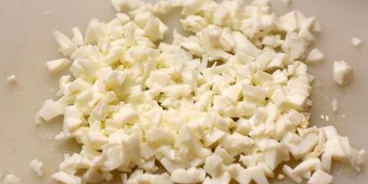 Шаг 1: окрошки на тане с курицей