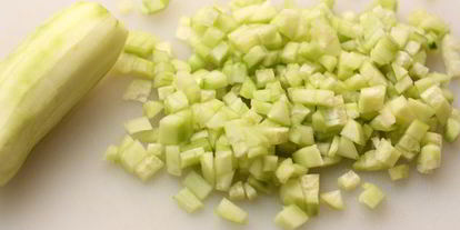 Шаг 4: окрошки на тане