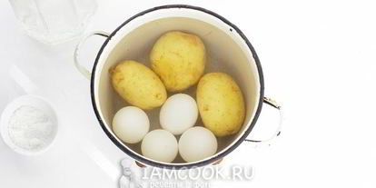 Шаг 3: окрошки ны воде с уксусома