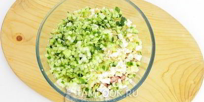 Шаг 7: окрошки ны воде с уксусома